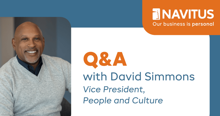 Q&A with David Simmons, Vice President, People and Culture